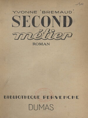cover image of Second métier